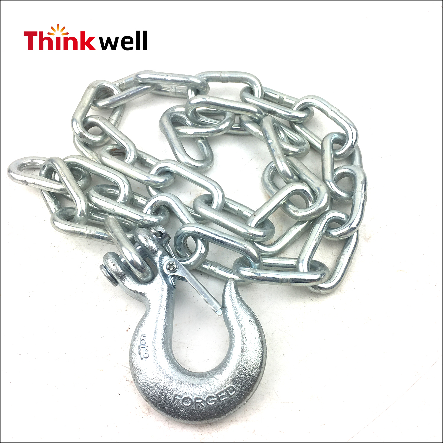 G43 Zinc Plating Trailer Safety Chain With Clevis Slip Hook