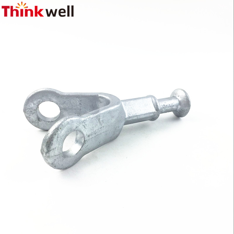 Carbon Steel Galvanized Electric Power Y Type Ball Clevis