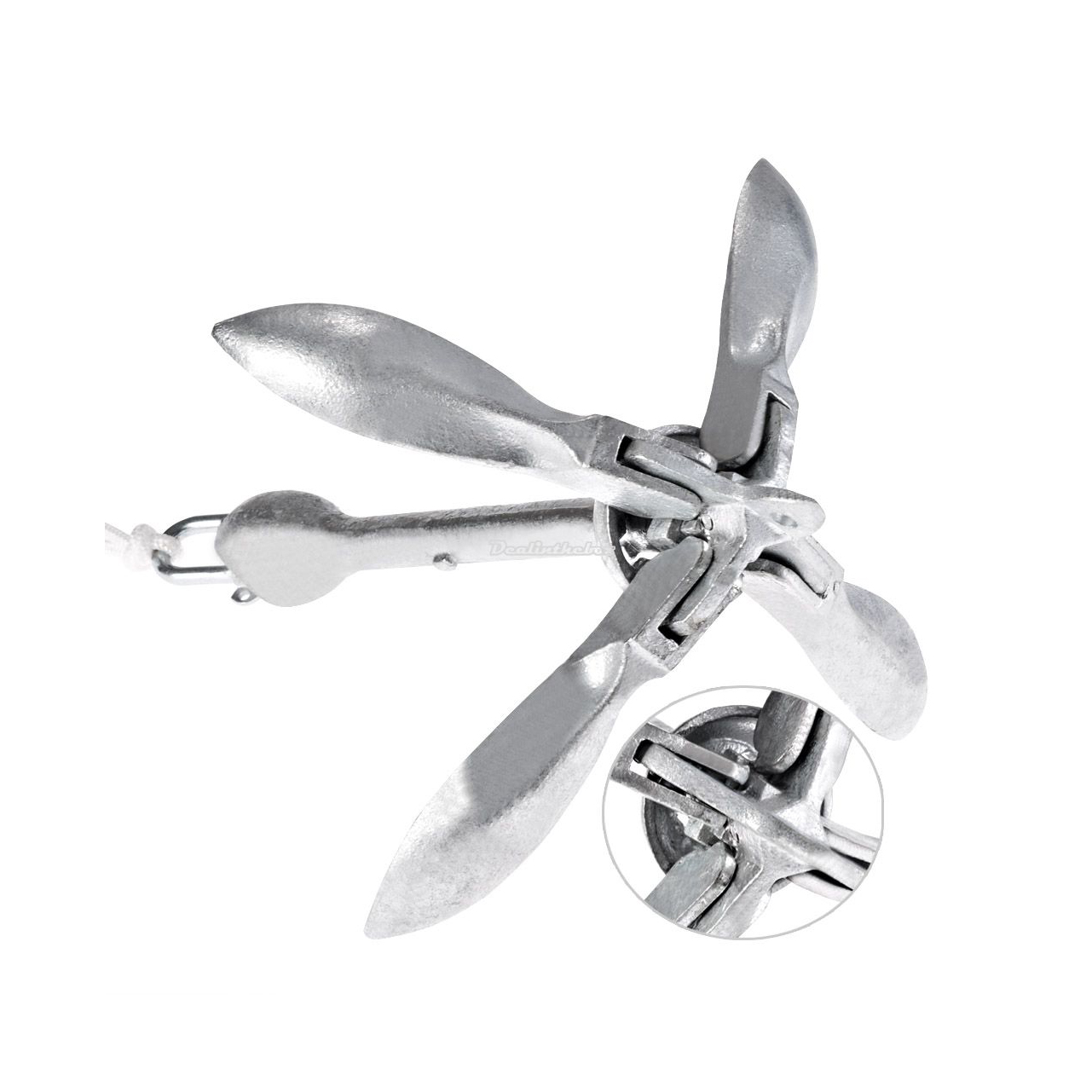 Top Quality Type A Malleable Hot DIP Galvanized Folding Grapnel Anchor 