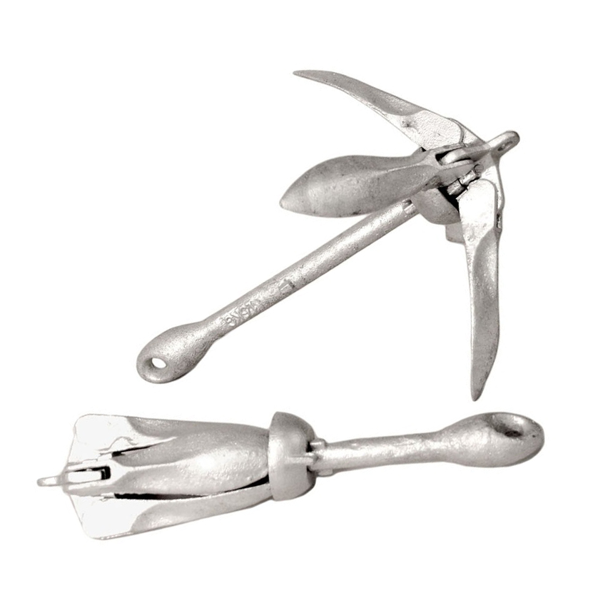 Top Quality Type B Malleable Hot DIP Galvanized Folding Grapnel Anchor 
