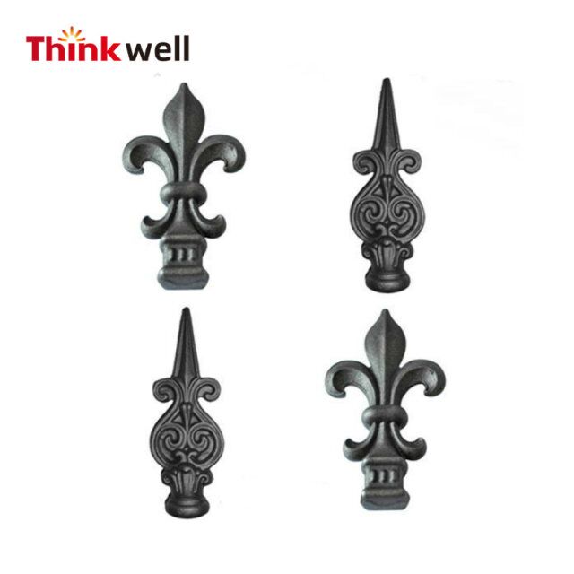 Iron Gate Decorative Forged Steel Spearhead 