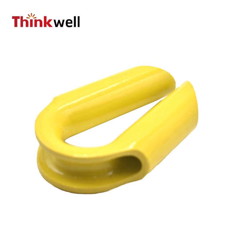 Heavy Duty Powder Coated Synthetic Rope Thimble with Gusset from China