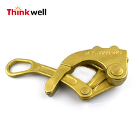 High Quality Useful Gold Color Zinc Plating Wire Rope Grip