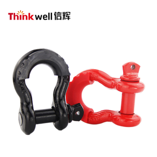 Rugged Bow Shackle with Shackle Isolator and Washer