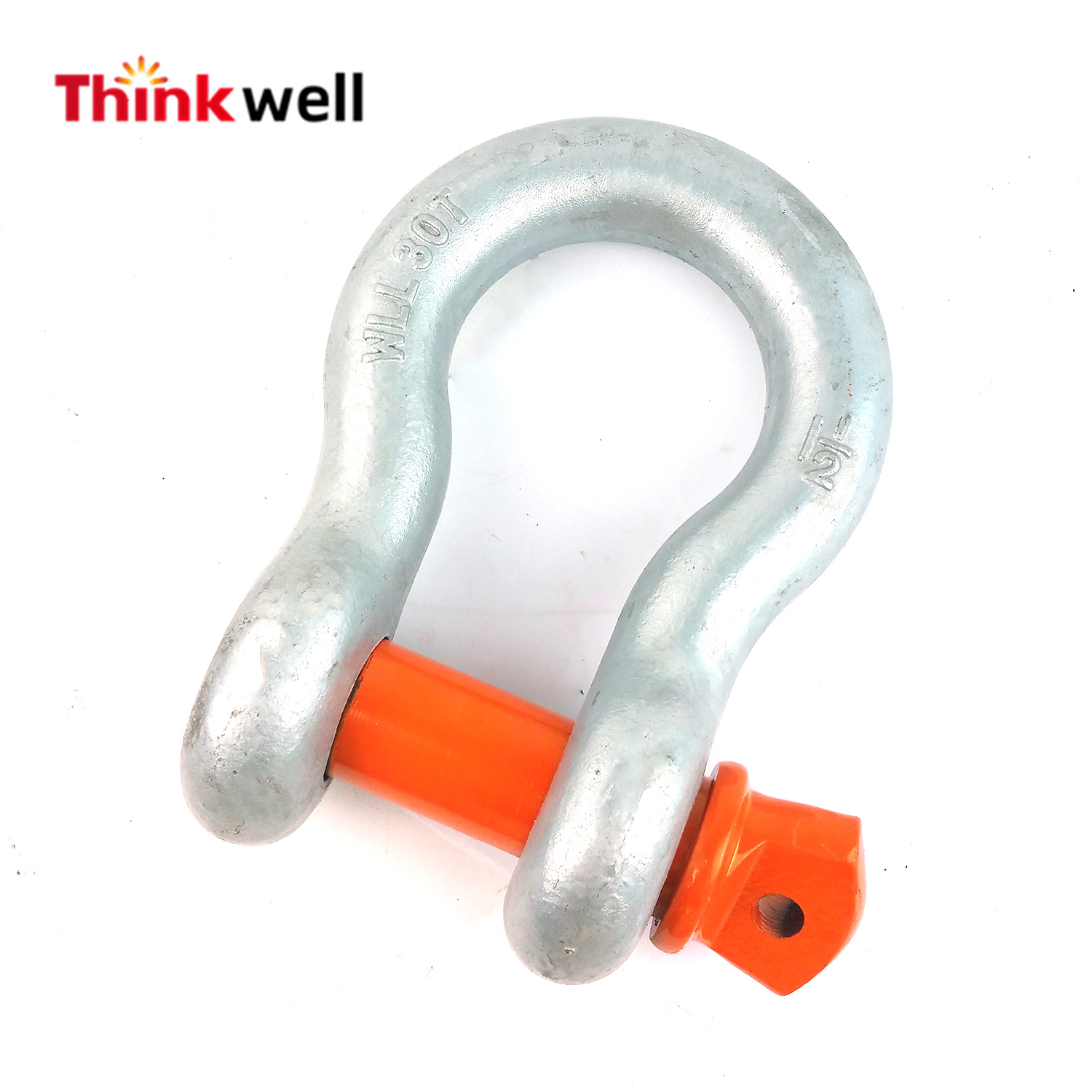 Steel US Type Screw Pin Anchor Shackle For Lifting