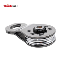 4x4 Offroad Accessories Stainless Steel Snatch Block Winch Pully Block